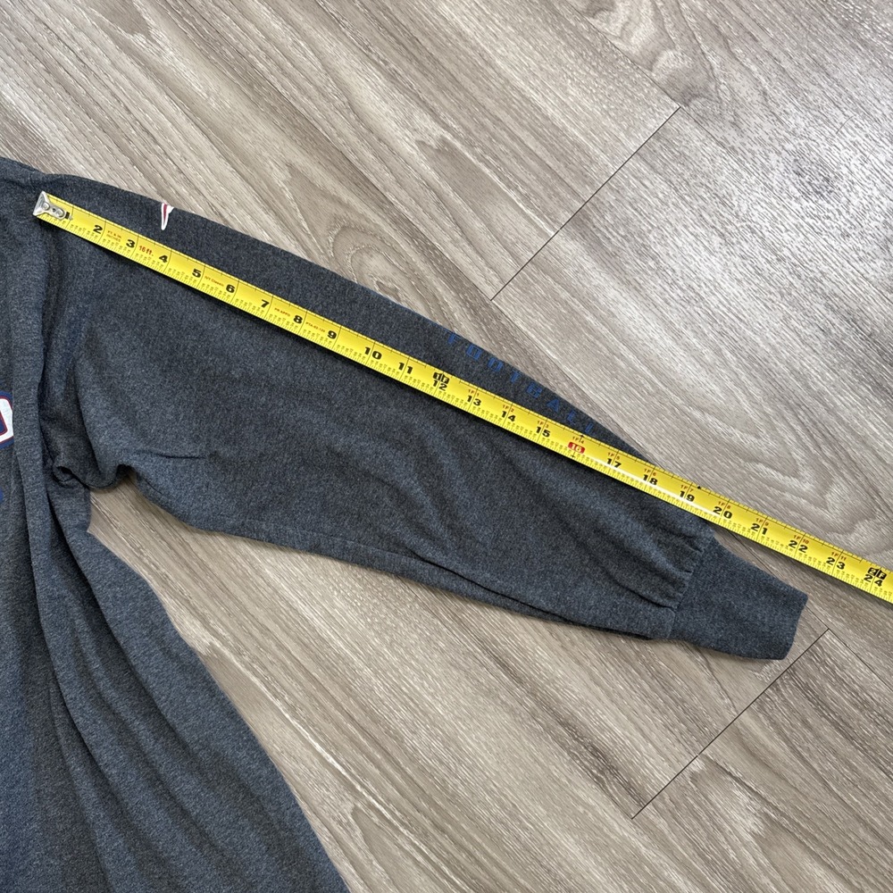 New England Patriots TShirt Mens Large Gray Long Sleeve NFL Team Apparel‎ - Picture 8 of 13